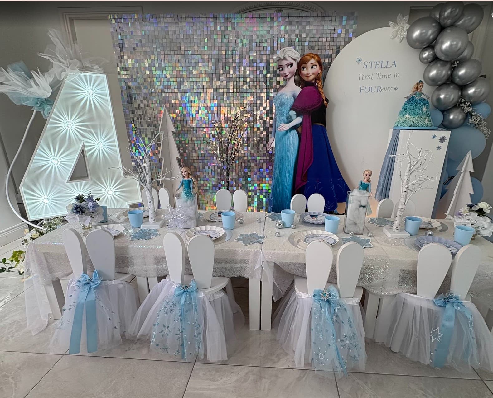 Stella's Frozen Themed Fourth Birthday