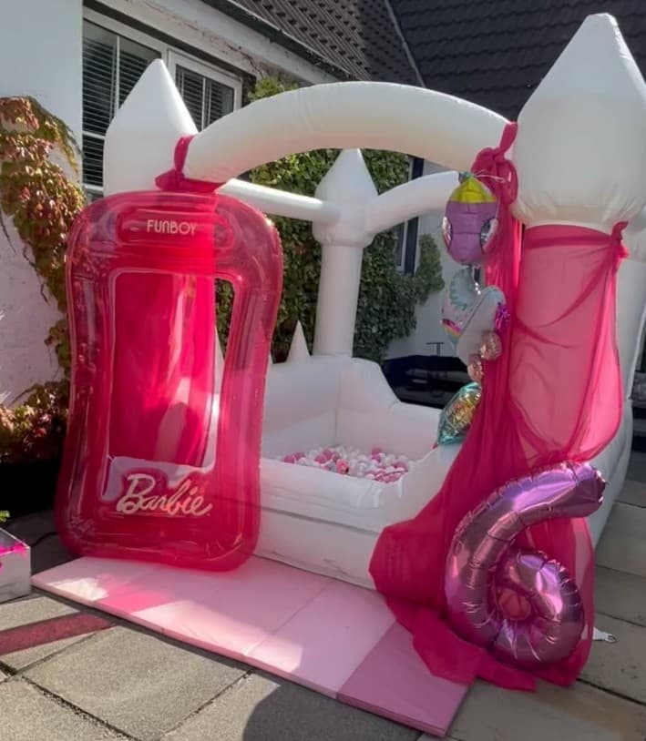Barbie Themed Inflatable Ball Pit